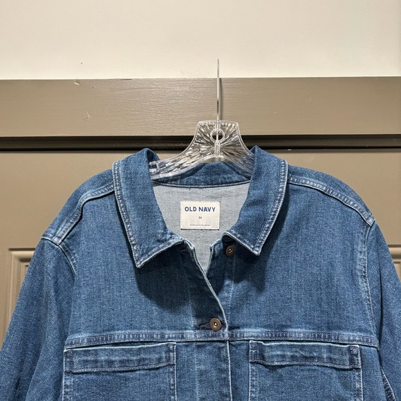 Old Navy Tie-Waist Jean Utility Jacket - Picture 9 of 12